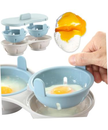PRETYZOOM 1pc Kitchensky-blue Cup Steam Cooker Steamed Portable Microwave Egg for Home Small Rack Bowl Mold - Buy Online on GoSupps.com
