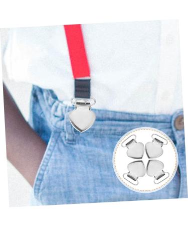 VINTORKY 30pcs Peach Heart Duckbill Clips - Children's Pacifier Holder & Suspender Clips - Durable Stainless Steel Fastening Tool - Buy Online on GoSupps.com