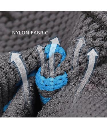 RooRuns Knee Braces for Pain Relief & Support Adjustable Unisex Fitness Braces for Running Weightlifting & More Black Medium (1 Pair - Buy Online on GoSupps.com