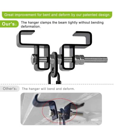 Dolibest Heavy Duty Steel Beam Hanger with Spring for Punching Bag - Boxing & Muay Thai Training - Buy Online on GoSupps.com