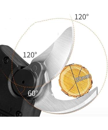 Professional Cordless Electric Pruning Shears 21V Tree Branch Pruner 30Mm Branch Cutter Cordless (2 Batteries) Small Gift - Buy Online on GoSupps.com