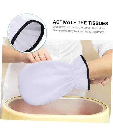 Ensemble 2 Pi ces Moufles Et Pantoufles De Paraffine Blancs Taille Unique Bain De Cire Chauffant Pour Spa Mains Et Pieds Soins Thermiques R utilisables Pour Femme Professionnelle - Buy Online on GoSupps.com
