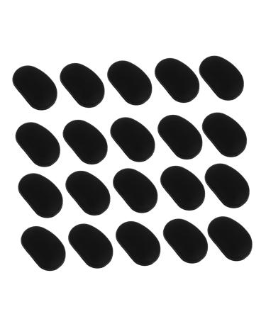 Gleavi 20 pair of myopia frame nose pads thin nose pads leg silicone ear glasses repair set glasses pads glasses a sunglasses glasses Tools glasses pillow gentle protection air pillow gel