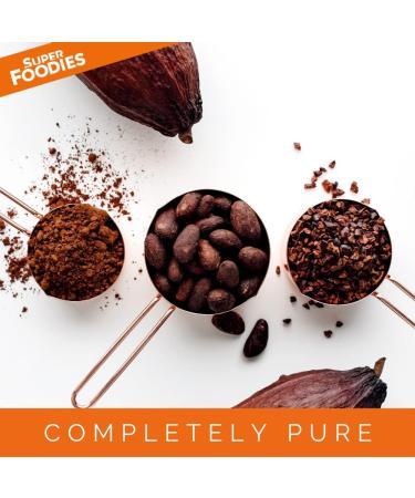 Superfoodies Raw Organic Criollo Cocoa/Cacao Nibs 100g - Sustainably Sourced from Peru, Non-GMO - Pack of 1 - Buy Online on GoSupps.com