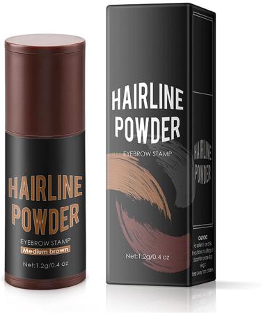 Poudre de Racine de Cheveux Poudre de Retouche de Racines Poudres pour les cheveux Couverture de Cheveux Grise Couverture de Racines Pour Homme et Femme (Medium Brown) - Buy Online on GoSupps.com