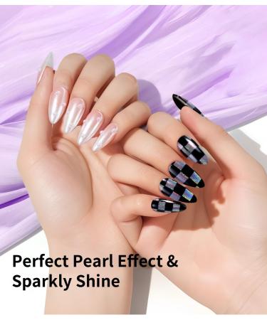 Bishengyf 6 Chrome Glitter Powder - Mirror Effect Chrome Pigments for Stunning Nail Art | International Shipping Available - Buy Online on GoSupps.com