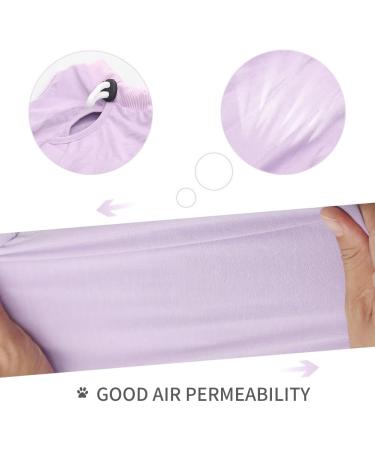 Easy Joy Recovery Suit for Cats - Postoperative Litter Clothing for Abdominal Wounds & Skin Diseases | Soft Indoor Pet Outfit (M Purple) | E-Collar Alternative - Buy Online on GoSupps.com