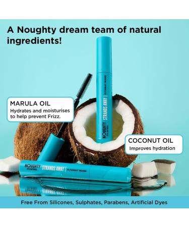 NOUGHTY 97% Natural Frizz Magic Wand - Control Flyaways & Frizzy Hair with Marula & Coconut Oil - 12ml - Buy Online on GoSupps.com