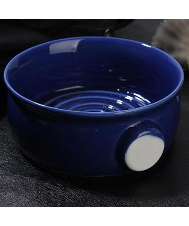 Awydky Ceramic Shaving Bowl - Dark Blue & Wide Mouth Design | Perfect for Men s Cream Shaving International Shipping Available - Buy Online on GoSupps.com