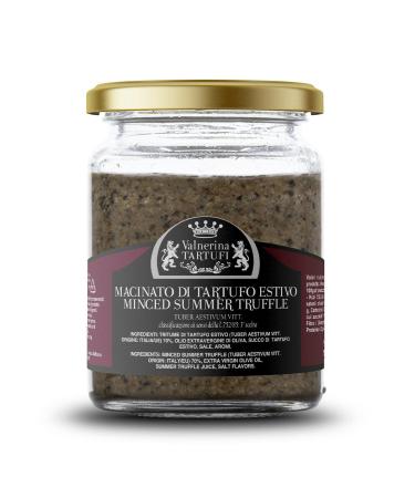 Valnerina Tartufi Crushed Black Summer Truffle | Natural Artisanal and Italian Preserved in Extra Virgin Olive Oil