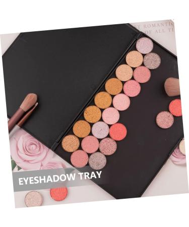 Ipetboom 2pcs Diy Eyeshadow Palette Black Eyeshadow Makeup Pallete Face Blusher Plate Travel Foundation Girl 15x10x0.80cmx2pcs Blackx2pcs - Buy Online on GoSupps.com