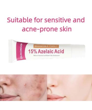 Azelaic Acid for Face Balance Skin Tone & Cleanse Pores Azelaic Acid Serum Acido Azelaico-Relieve Acne Blackhead & Redness Premium Skin Care 1pcs - Buy Online on GoSupps.com