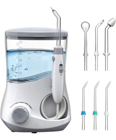 Aquarius Professional Water Flosser for Teeth & Gums - Electric Dental Care with Multi-User Tips | Perfect for Braces & Oral Hygiene - White - Buy Online on GoSupps.com