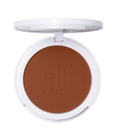 e.l.f. Camo Powder Foundation Lightweight Primer-Infused Buildable & Long-Lasting Medium-to-Full Coverage Foundation Deep 530 W Deep 530 W 8 g (Pack of 1)