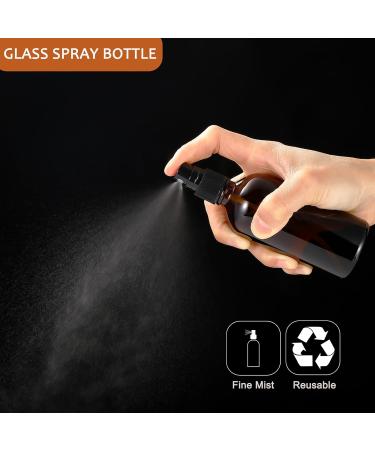 ALIFEIA 100ml Amber Glass Spray Bottles Empty Fine Mist Refillable Travel Spray Bottle for Cleaning Perfume Aromatherapy Cosmetic Sprays Hair Essential Oils with Fine Mist Dispenser(3 Pack) Amber 3 Pack 100ml - Buy Online on GoSupps.com