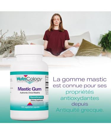 Nutricology Mastic Gum (Mastix) 500mg 120 Vegan Vegetarian Gluten Free Soy Free Non-GMO - Buy Online on GoSupps.com