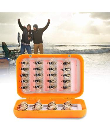 HeaVEANT 40-Piece Fly Fishing Attracts Set | Hand-Tied Fly Baits & Waterproof Box for Saltwater Fishing - Buy Online on GoSupps.com