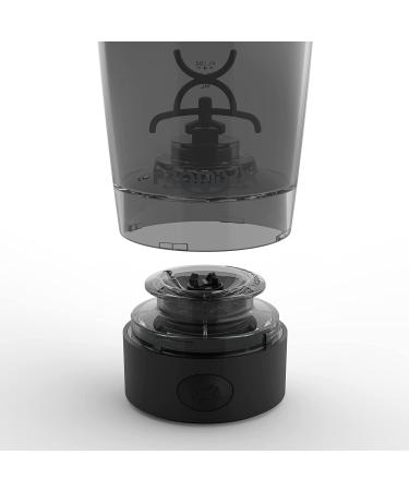 PROMiXX Charge Shaker Bottle - Vortex Mixer with Supplement Storage | Device-charging & Easy-to-clean Tritan Cup (20oz | Black) - Buy Online on GoSupps.com