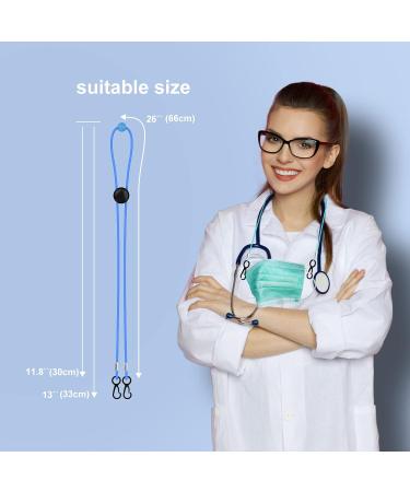 Buy 8-Piece Elastic Mask Holder for Kids & Adults - Adjustable Multicolored Mask Chains with Reinforced Buttons | Ubephan Masking Bands - Buy Online on GoSupps.com