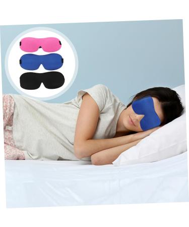 Shop Minkissy 3D Eye Masks - 9 Pcs Sleep Mask for Kids & Adults Adjustable Satin Blindfolds Reusable Eye Patches for Travel - Buy Online on GoSupps.com