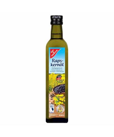 Good & Cheap Native Rapeseed Oil - Cold Pressed 3 Pack (3x500ml) | Premium Quality Cooking Oil - Buy Online on GoSupps.com
