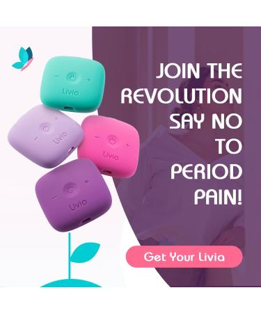 Livia Flower Pads | Electrodes Menstrual Pain Relief Device | Compact Lightweight Discreet | Skin-Friendly & Easy to Apply | 1 Set of Electrodes - Buy Online on GoSupps.com