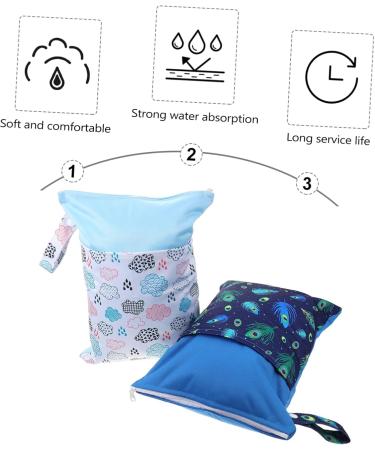 Buy Healvian Women's Menstrual Storage Bag - 2 Pcs Double Zipper Travel Tampon Organizer 35x23cm - Buy Online on GoSupps.com