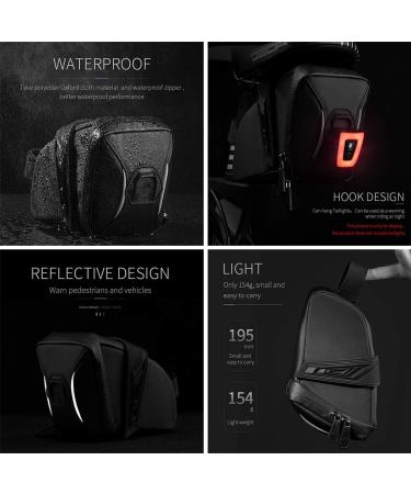 Waterproof Bike Saddle Bag - Adjustable Straps, Ideal for Folding Bike, Road Bike, MTB - Buy Online on GoSupps.com