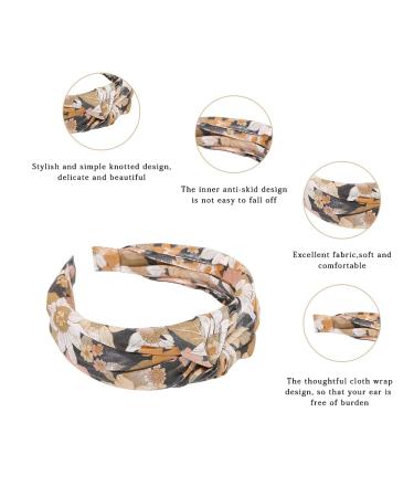 RACHEL ROY Shiny Floral Boho Headbands with Rhinestones - Non-Slip Elastic Hairbands for Women - Perfect for Outdoor Workouts and Parties - Buy Online on GoSupps.com