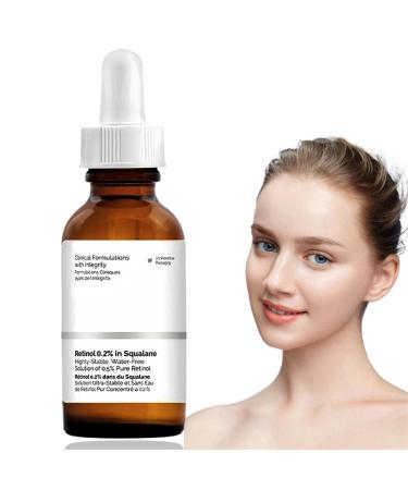 Retinol Serum for Face Retinol 0.2% in Squalane Retinol Serum High Strength Skincare Face Serum for Women Anti Aging Serum for Women Face Face Serum for Women Anti Wrinkle Face Serum Hydrating Serum
