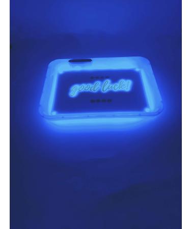 LED Rolling Tray Glow Gift | Voice Control | 7 Color Rotation | White - Buy Online on GoSupps.com
