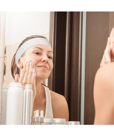 Noverlife 100PCS Disposable Spa Facial Headbands - Adjustable Magic Tape Closure, Stretch Non-Woven Bandeau for Soft Skin Care - Buy Online on GoSupps.com