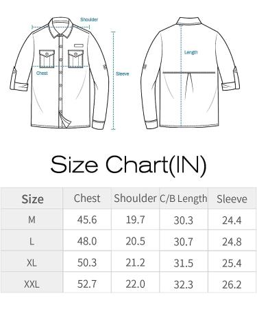 WORK IDEA Men's Sun Protection Hiking Shirt UPF 50+ UV Quick Dry Cooling Long Sleeve Fishing Shirt - Dark Beige | Size Medium - Buy Online on GoSupps.com