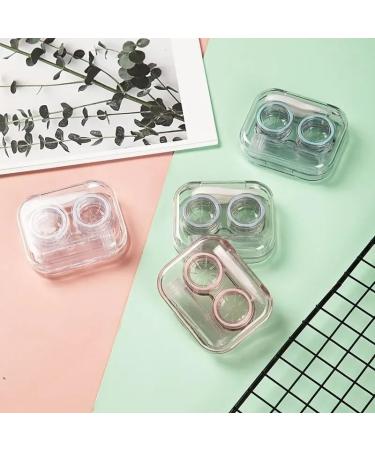 Clear Tweezer Suction Cup Container Set - Portable White Contact Lens Case for Travel - Buy Online on GoSupps.com