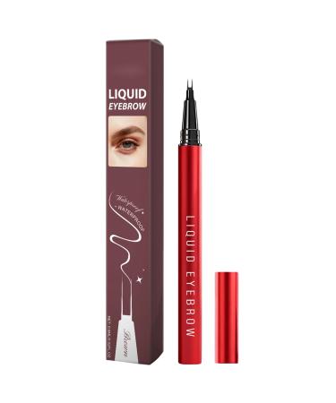 Generisch Liquid Eyebrow Pencil Sweatproof Eyebrow Pencil Fast Pigment Makeup for Women Adults Lovers Friends Mothers Wife Girls and