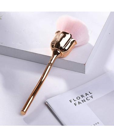 Nail Art Dust Brush - Rose Head Manicure & Blush Powder Brush | Fashion Gel Nail Accessories & Tools for Perfect Nails - Buy Online on GoSupps.com