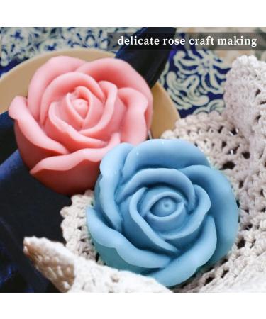 2PCS Big Rose Silicone Molds for Handmade Chocolate, Candle, Soap & Polymer Clay Art - Buy Online on GoSupps.com