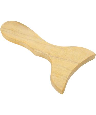 Verdant Touch Wood Gua Sha Board - Natural Body Massage Tool for Muscle Relaxation & Tiredness Relief | 17.8 cm - Buy Online on GoSupps.com