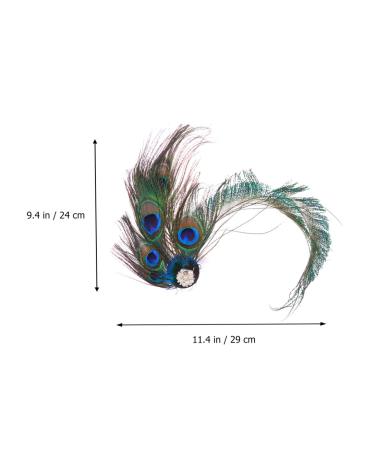 Beaupretty Feder Haircap Fascinators - Stylish Pfau Flapper Headdress for Women & Girls | Party Headgear & Hair Jewelry - Buy Online on GoSupps.com
