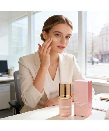 Liquid Foundation 30ml Long-Lasting Water-Resistant | Luminous Complexion Corrector - For Business Trips Home Outdoors School and Girlfriend - Buy Online on GoSupps.com