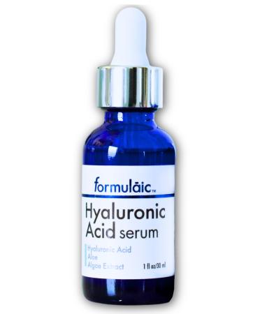 Formulaic Hyaluronic Acid Facial Serum Hydrating and Anti-Aging Serum for Face Fragrance Free 1 Fl Oz