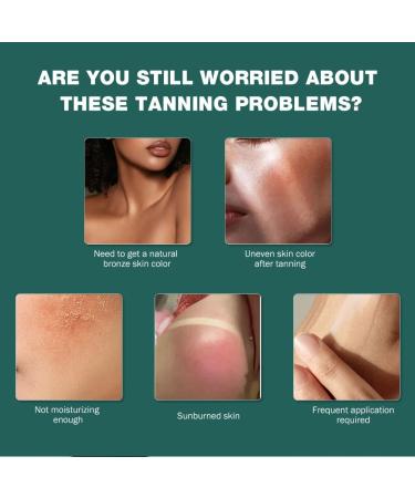 3PCS Tanning Cream Natural-Beautifying Healthy Gloss Long-Lasting Non-Rottening Refreshing and Non-Greasy Moisturizing Skin - Buy Online on GoSupps.com