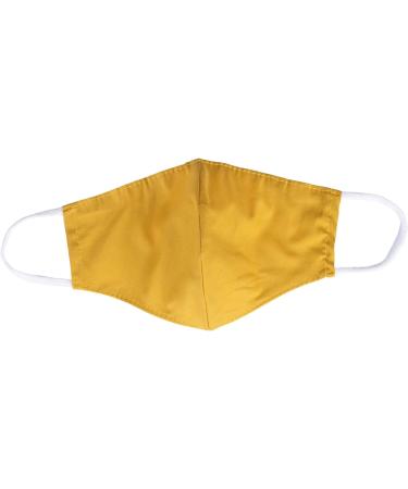 Buy styleBREAKER Unisex Cotton Fabric Mask - Plain Double Layer Reusable & Washable Community Mask 08040005 in Curry | International Shipping Available - Buy Online on GoSupps.com