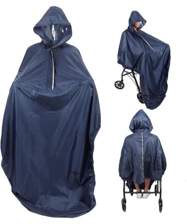 Wheelchair Waterproof Poncho Women Health Care Ultralight Waterproof Hooded Wheelchair Rain Cover Raincoat Wheelchair Rain Protection Fits All Regular Wheelchairs and Reusable - Buy Online on GoSupps.com