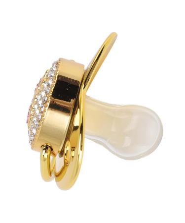Premium Baby Pacifier for 6-18 Months - Soft Touch Silicone & Antistatic - Perfect for Newborns (Gold) - Buy Online on GoSupps.com