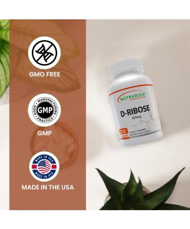 D-Ribose Capsules 4250 mg - Boost Energy Endurance & Recovery | 250 Count | Vegan Gluten-Free Sugar-Free - Buy Online on GoSupps.com