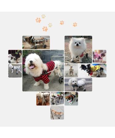 Adjustable Dog Wheelchair for Back Legs Medium Dog Carriers & Travel Products Veterinarian Approved Hind Legs Rehabilitation for Disabled Hind Legs Puppy Pet - Buy Online on GoSupps.com