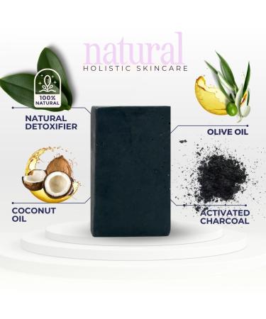 Buy SKIN MATRA Charcoal Bar - Handmade Natural Skincare with Activated Charcoal & Organic Oils - Gentle Exfoliation Cleanser (3.52 oz) - International Shipping Available - Buy Online on GoSupps.com