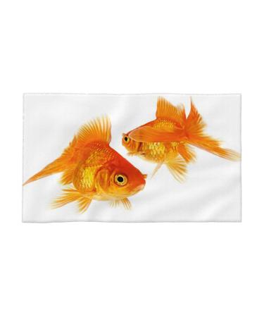 Zimbro Cute Goldfish Polyester Cotton Towels are Fluffy and Soft  Thick and Durable  Absorbent and Skin-Friendly 