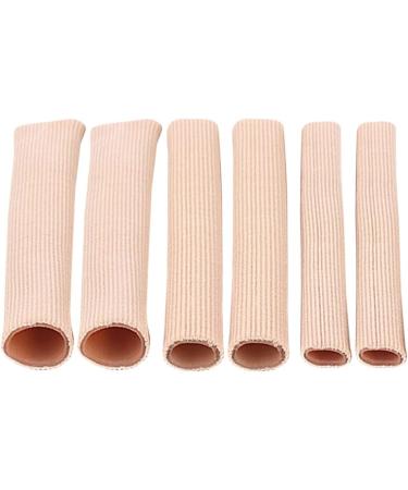 SHERCHPRY 12pcs Callus Care Finger Sleeves Protectors - Soft Gel Caps for Blisters, Corns & Toe Cushioning | Nylon Material - Cuttable For Tubes, Corn Pads - Supplies for Corns & Blisters - Buy Online on GoSupps.com